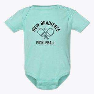 New Braintree Massachusetts Pickleball Baby Onesie