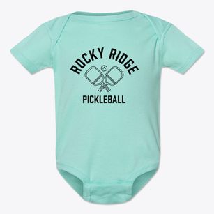 Rocky Ridge Utah Pickleball Baby Onesie