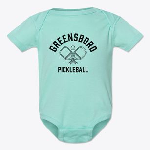 Greensboro Vermont Pickleball Baby Onesie