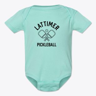 Lattimer Pennsylvania Pickleball Baby Onesie