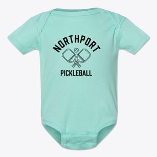 Northport Michigan Pickleball Baby Onesie