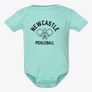 Newcastle Utah Pickleball Baby Onesie