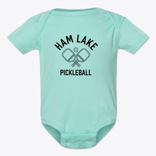 Ham Lake Minnesota Pickleball Baby Onesie