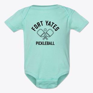 Fort Yates North Dakota Pickleball Baby Onesie