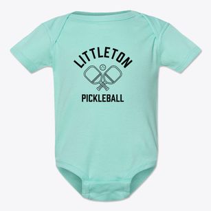 Littleton Illinois Pickleball Baby Onesie