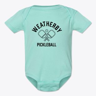 Weatherby Missouri Pickleball Baby Onesie