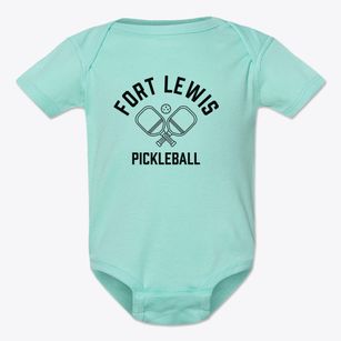 Fort Lewis Washington Pickleball Baby Onesie