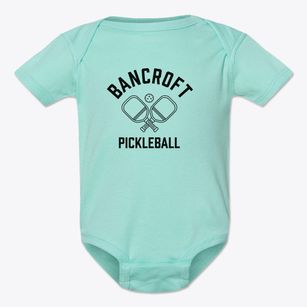 Bancroft South Dakota Pickleball Baby Onesie