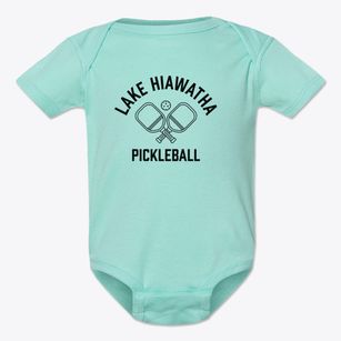 Lake Hiawatha New Jersey Pickleball Baby Onesie