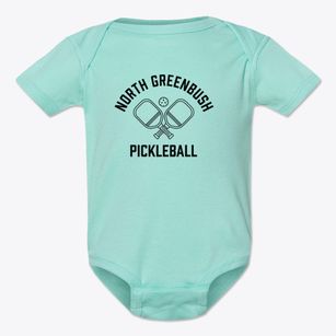 North Greenbush New York Pickleball Baby Onesie