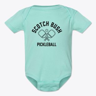 Scotch Bush New York Pickleball Baby Onesie