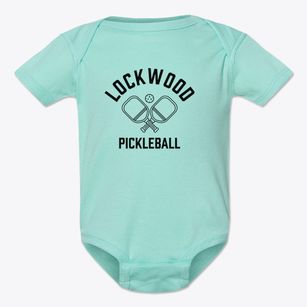 Lockwood Michigan Pickleball Baby Onesie