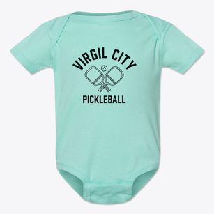 Virgil City Missouri Pickleball Baby Onesie