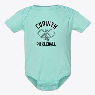 Corinth Illinois Pickleball Baby Onesie