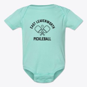 East Leavenworth Missouri Pickleball Baby Onesie