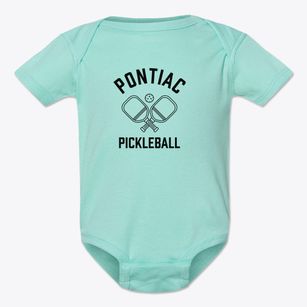 Pontiac New York Pickleball Baby Onesie