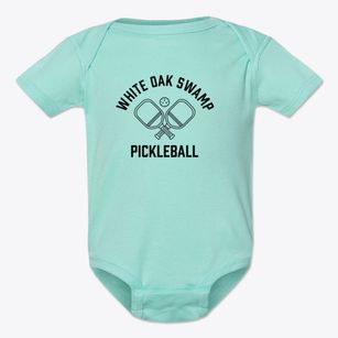 White Oak Swamp Virginia Pickleball Baby Onesie