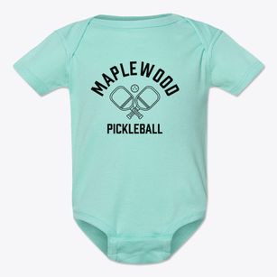 Maplewood New York Pickleball Baby Onesie