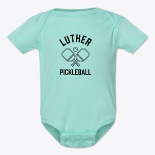 Luther North Carolina Pickleball Baby Onesie