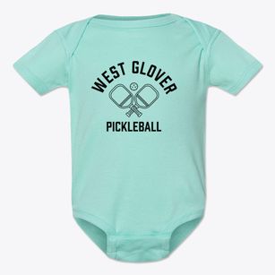 West Glover Vermont Pickleball Baby Onesie