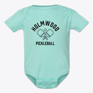 Holmwood Louisiana Pickleball Baby Onesie