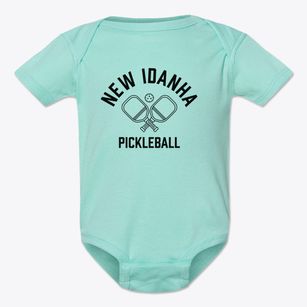 New Idanha Oregon Pickleball Baby Onesie