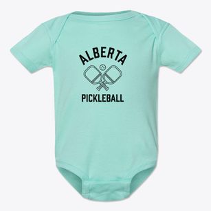 Alberta Louisiana Pickleball Baby Onesie
