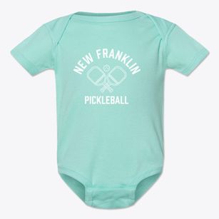 New Franklin Pennsylvania Pickleball Baby Onesie