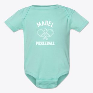 Mabel Missouri Pickleball Baby Onesie