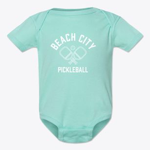 Beach City Ohio Pickleball Baby Onesie