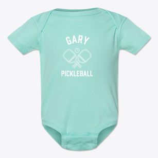 Gary Minnesota Pickleball Baby Onesie