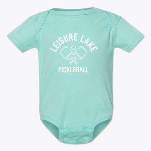 Leisure Lake Missouri Pickleball Baby Onesie