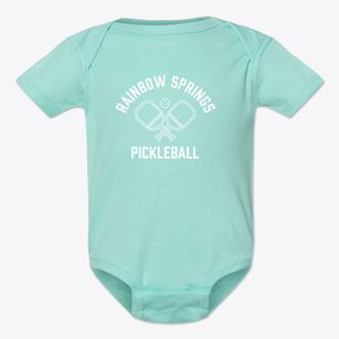 Rainbow Springs Florida Pickleball Baby Onesie