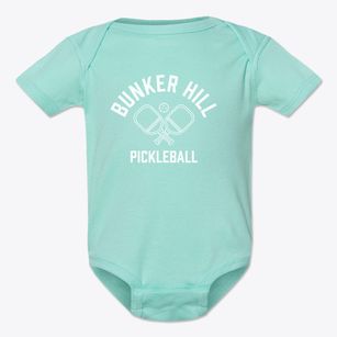Bunker Hill West Virginia Pickleball Baby Onesie