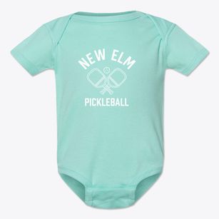 New Elm Georgia Pickleball Baby Onesie