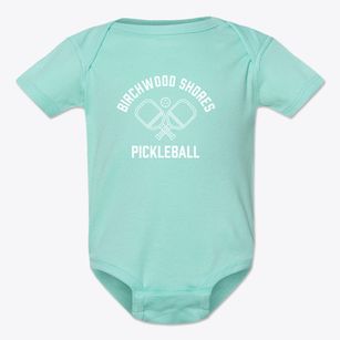 Birchwood Shores Michigan Pickleball Baby Onesie