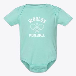 Worlds Virginia Pickleball Baby Onesie