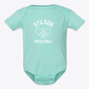 Stilson Iowa Pickleball Baby Onesie