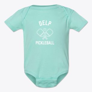 Delp Indiana Pickleball Baby Onesie