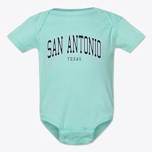 San Antonio Texas Traditional Baby Onesie