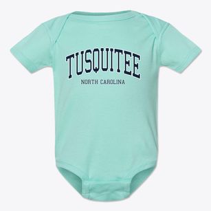 Tusquitee North Carolina Traditional Baby Onesie