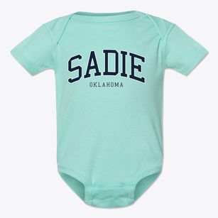 Sadie Oklahoma Traditional Baby Onesie