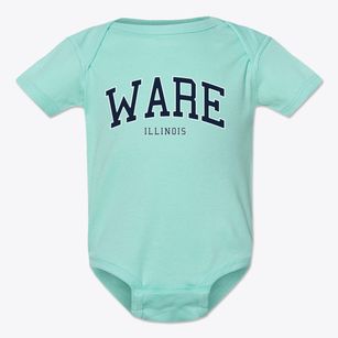 Ware Illinois Traditional Baby Onesie