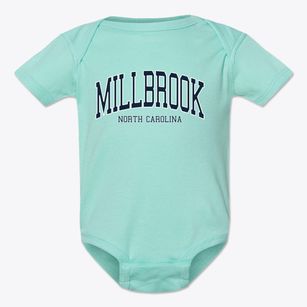 Millbrook North Carolina Traditional Baby Onesie