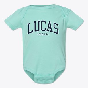 Lucas Louisiana Traditional Baby Onesie