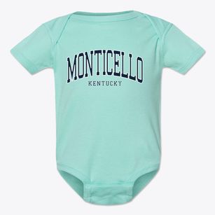 Monticello Kentucky Traditional Baby Onesie
