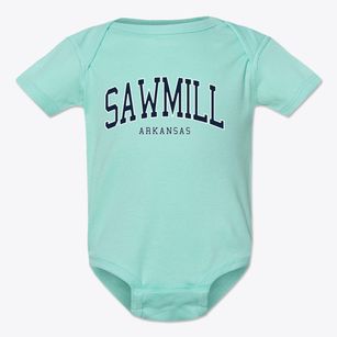 Sawmill Arkansas Traditional Baby Onesie