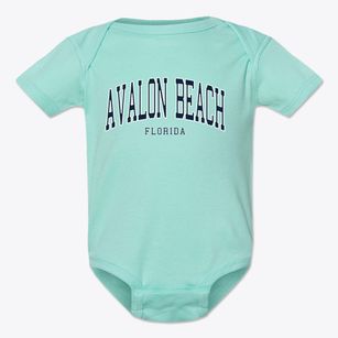 Avalon Beach Florida Traditional Baby Onesie