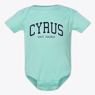 Cyrus West Virginia Traditional Baby Onesie