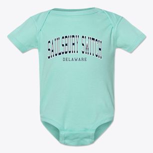 Saulsbury Switch Delaware Traditional Baby Onesie